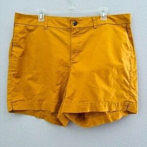 OLD NAVY Yellow Everyday Casual‎ Shorts Size 16